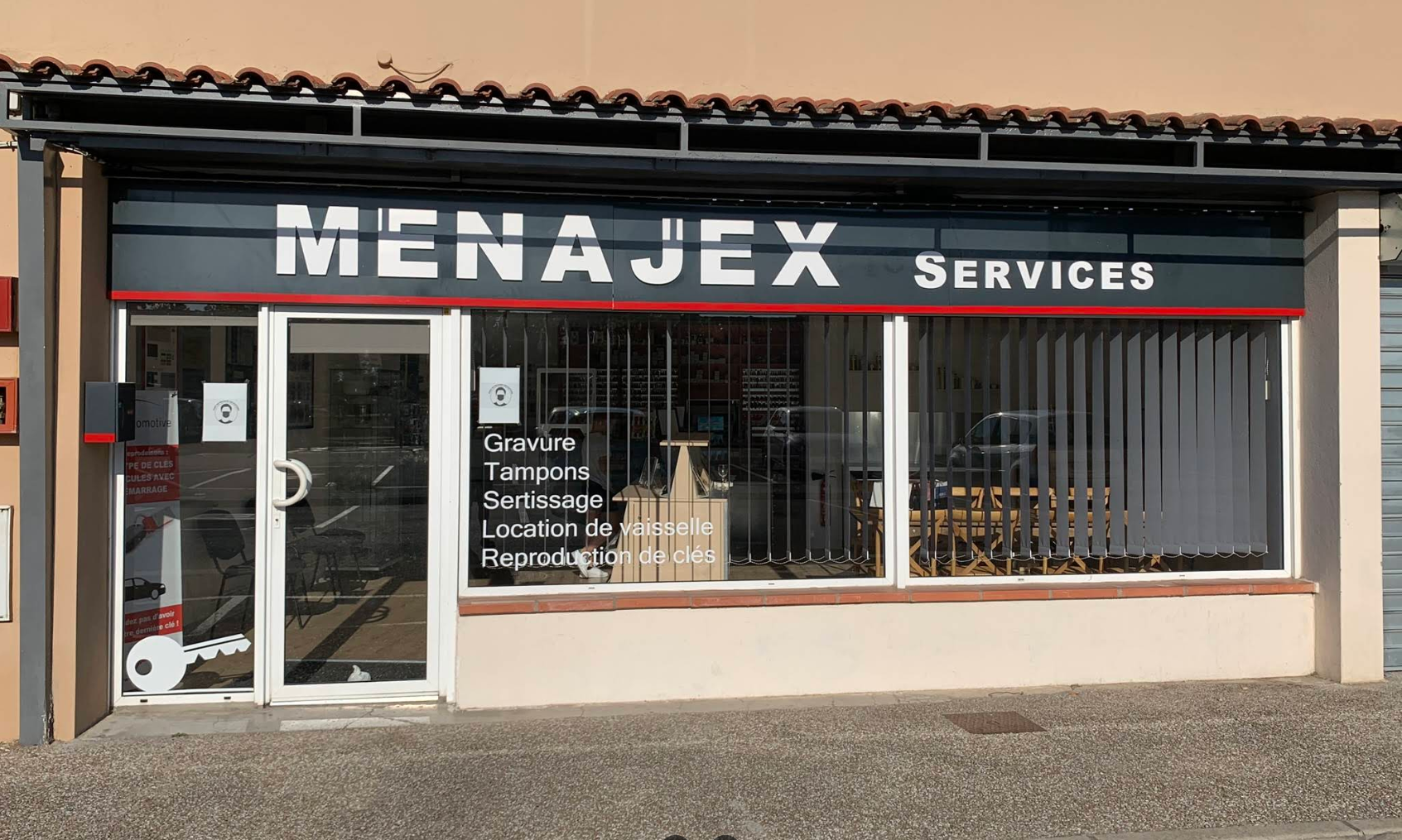 Devanture de la boutique MENAJEX Services à Albi